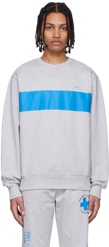 Photo: Helmut Lang Grey Cotton Sweatshirt