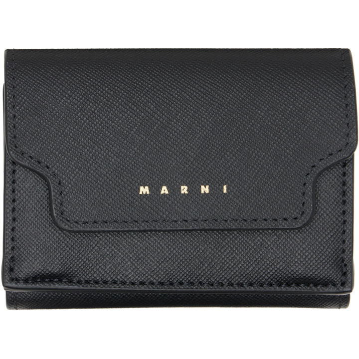Photo: Marni Black Trifold Wallet