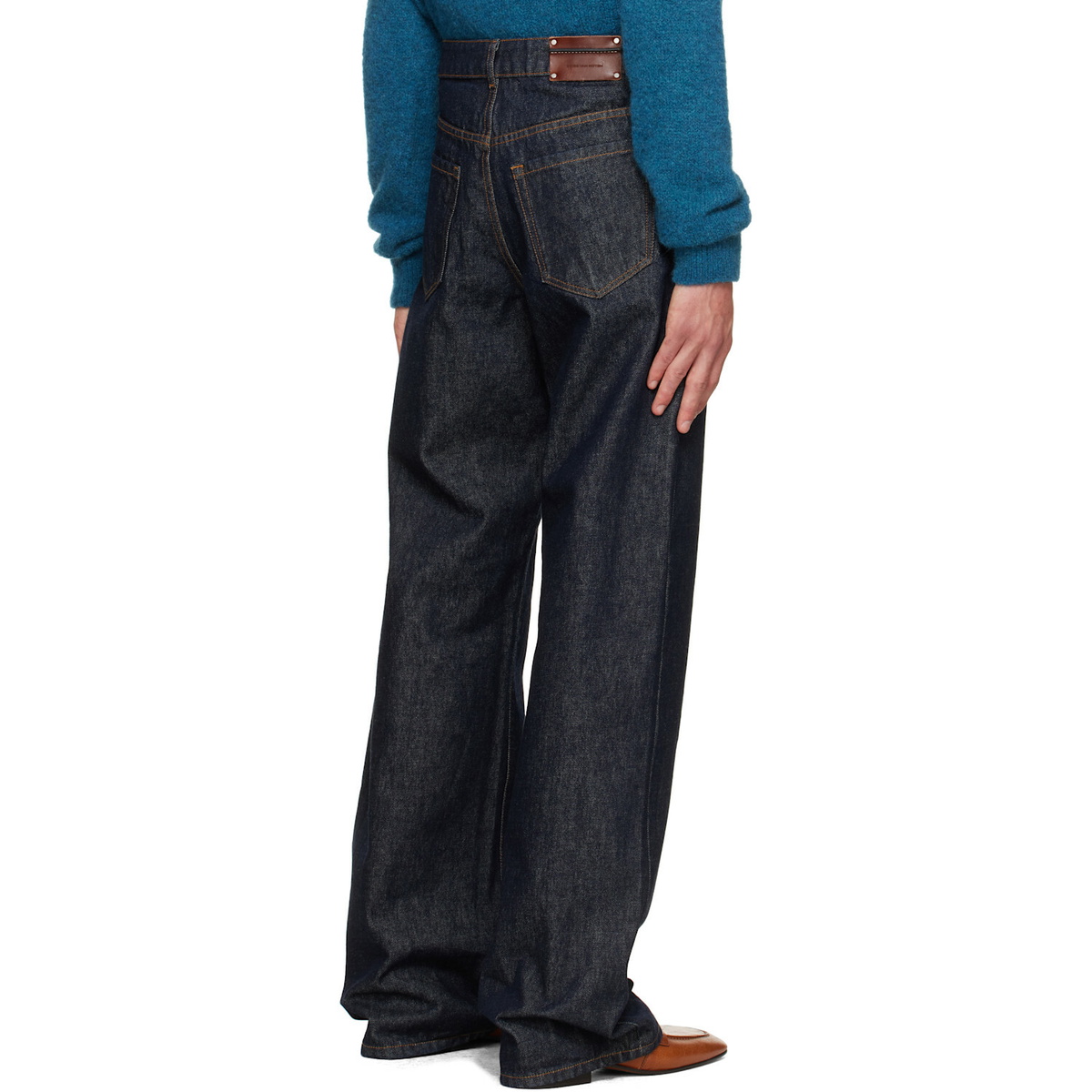 Dries Van Noten Blue Loose Fit Jeans