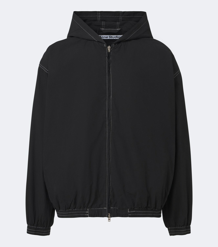 Photo: Acne Studios Logo hooded cotton poplin jacket