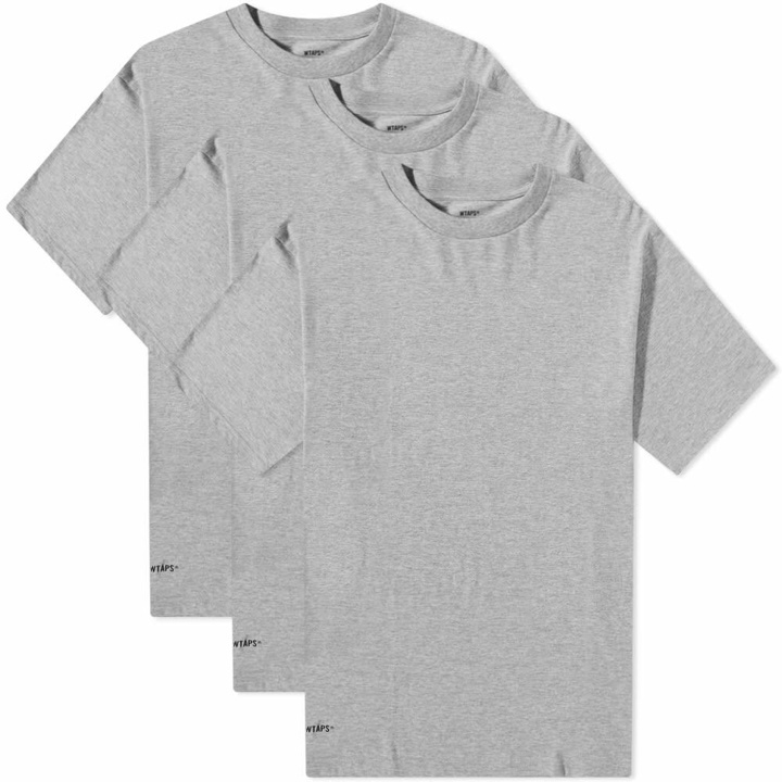 Photo: WTAPS Men's Skivvies T-Shirt - 3 Pack in Grey