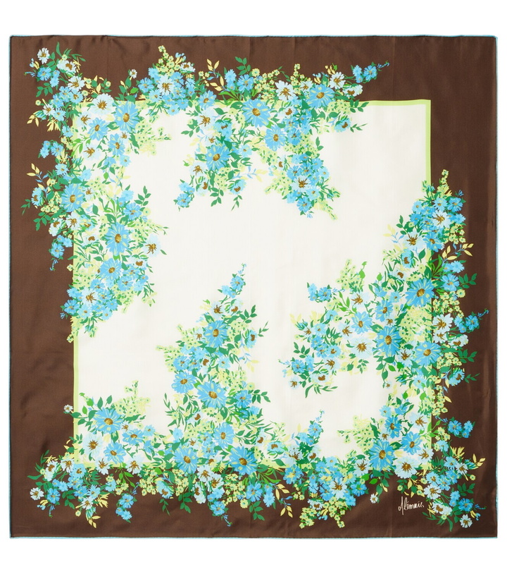 Photo: Alémais Floral silk scarf