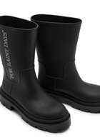 Off-white Reboot Printed Pvc Mid-calf Boots Black