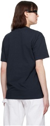 JW Anderson Navy Embroidered T-Shirt