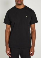 Vivienne Westwood Classic Logo Stretch-cotton T-shirt Black