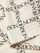JW ANDERSON - Oversized Logo-Print Cotton-Jersey T-Shirt - Neutrals
