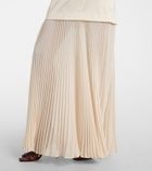 Rebecca Vallance Bailey belted pleated maxi dress
