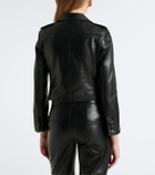 Dorothee Schumacher Cropped leather jacket