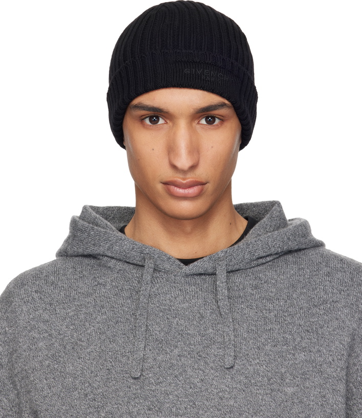 Photo: Givenchy Black Wool Beanie