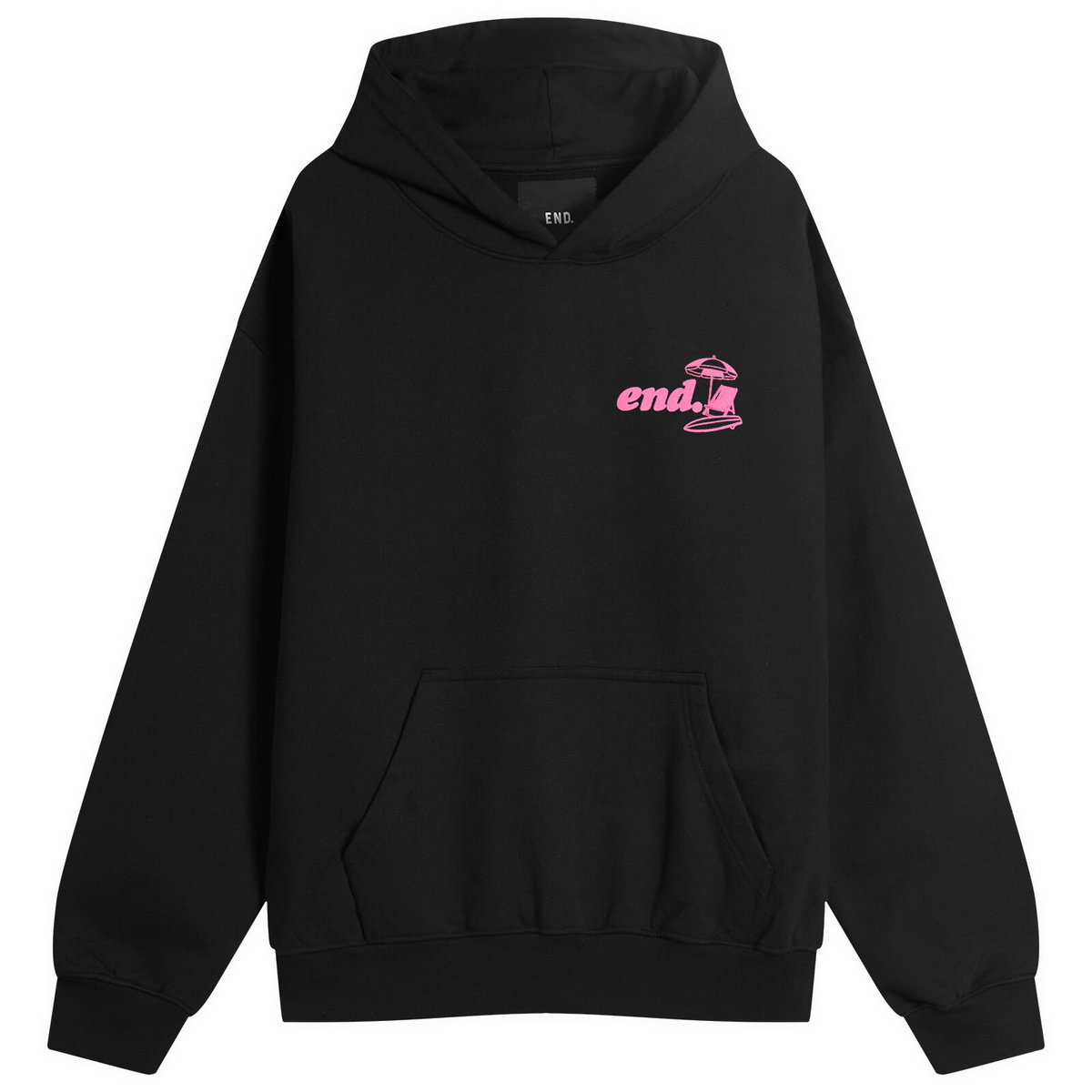 END. Coastal Board Repairs Hoody in Black