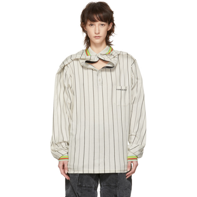 Y/Project Beige Clipped Shoulder Long Sleeve Polo Y/Project