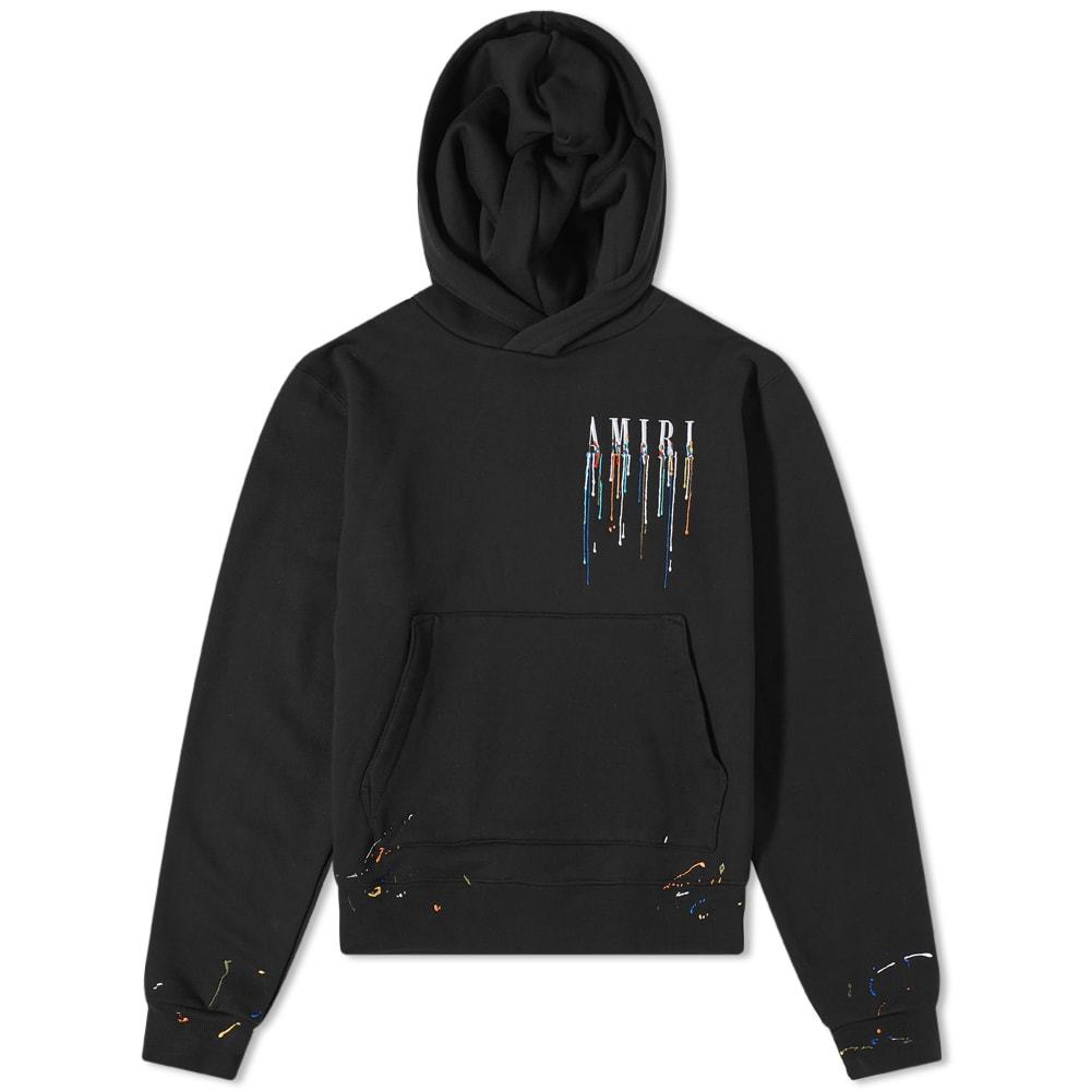 Photo: AMIRI Embroidered Paint Drip Popover Hoody