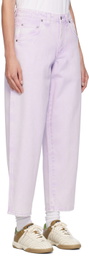 Dime Purple Classic Baggy Jeans