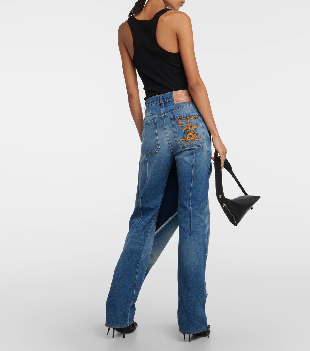 Y/Project Classic Button Panel straight jeans Y/Project 