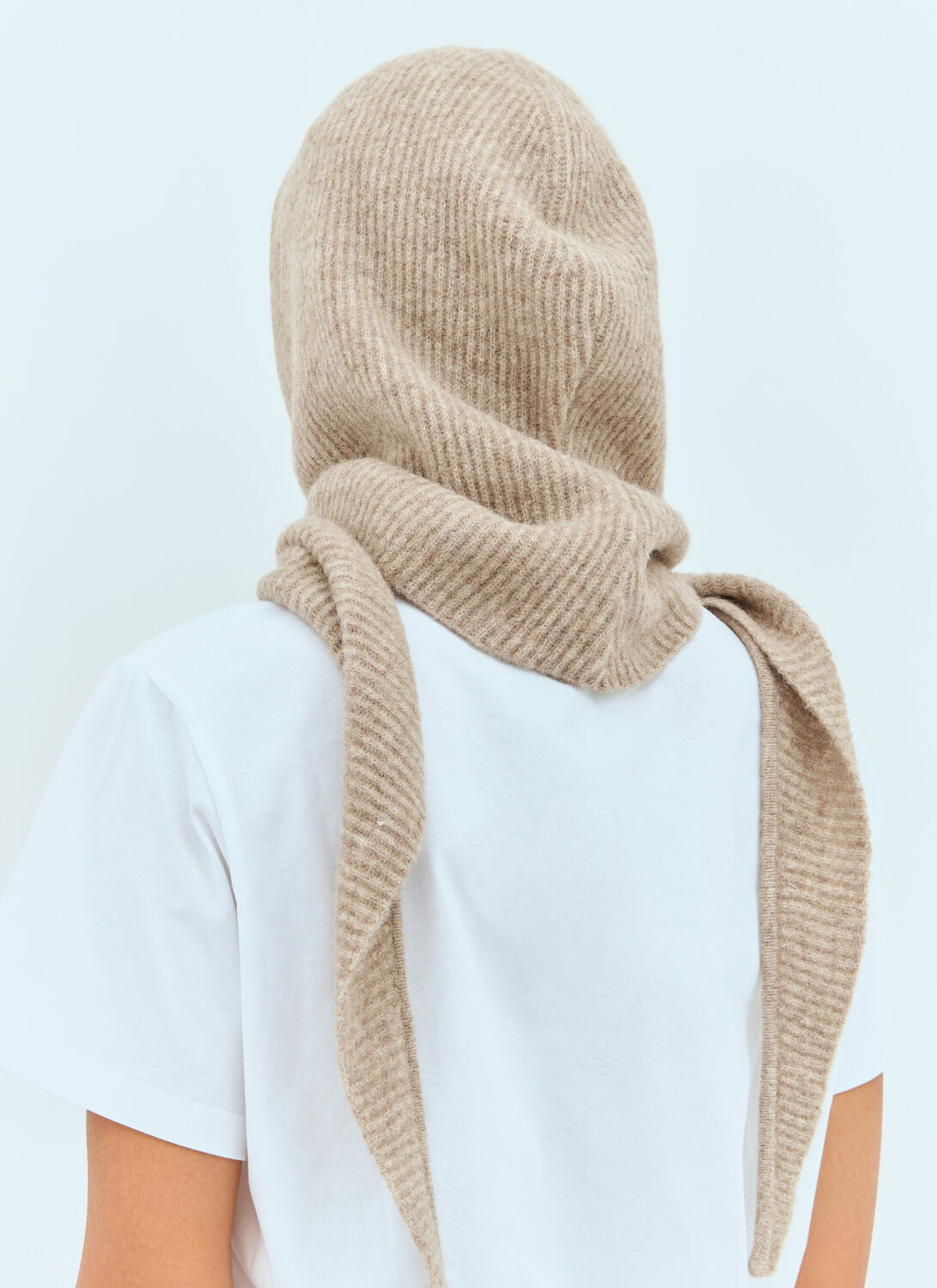 GANNI Soft Wool Balaclava
