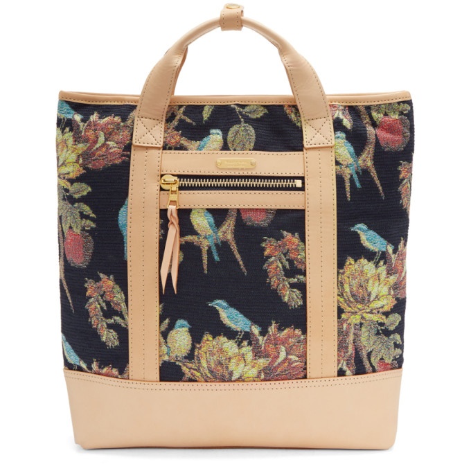 Photo: Master-Piece Co Pink and Navy Floral Tote