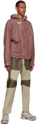 Arnar Már Jónsson Burgundy Linen Jacket