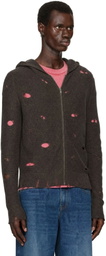 Gimaguas Brown Mike Zip Up Jacket