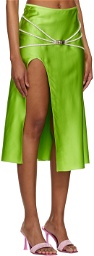 NUÉ Green Laetitia Midi Skirt