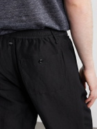 Rag & Bone - Evan Straight-Leg Wool and Linen-Blend Trousers - Black