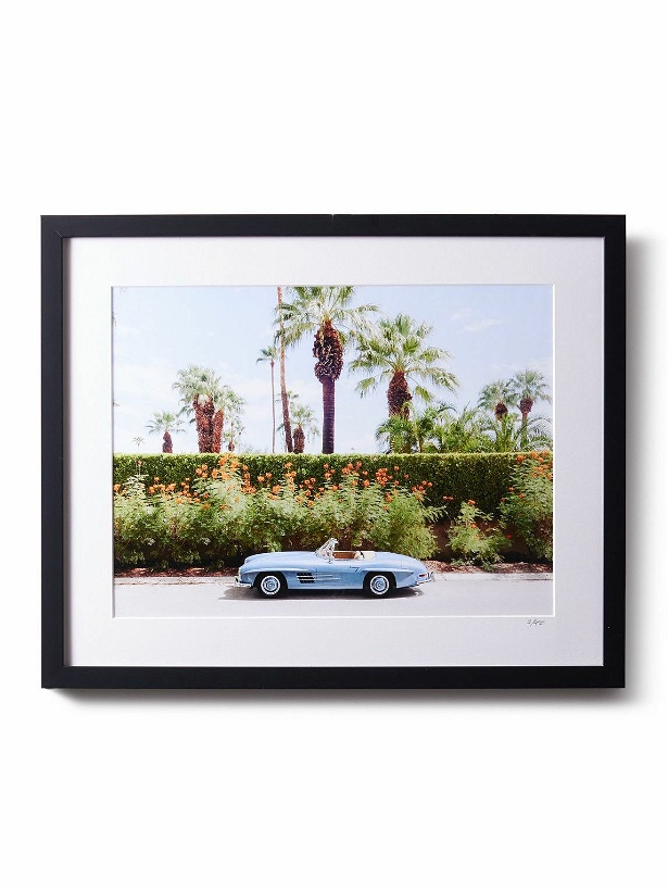 Photo: Sonic Editions - Framed Vintage Mercedes-Benz 300 SL Roadster Print, 16&quot; x 20&quot;