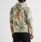 Nike - Tie-Dyed Loopback Cotton-Jersey Hoodie - Green