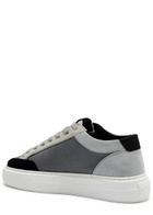 Cleens Luxor Panelled Canvas Sneakers Grey