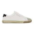 Saint Laurent White Aged Andy Sneakers