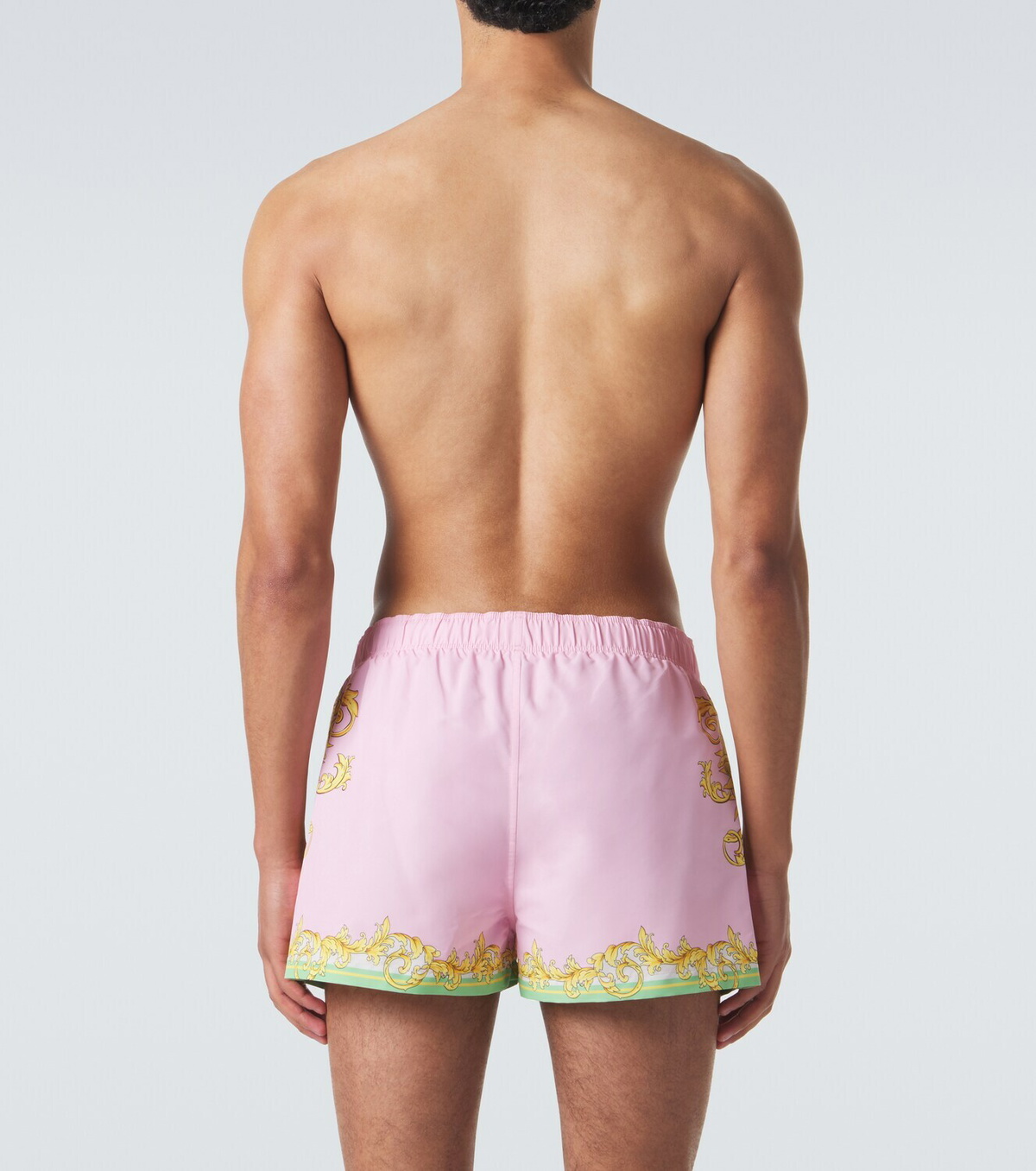 Versace Printed swim trunks
