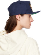 Rhude Navy Diana Crest Cap