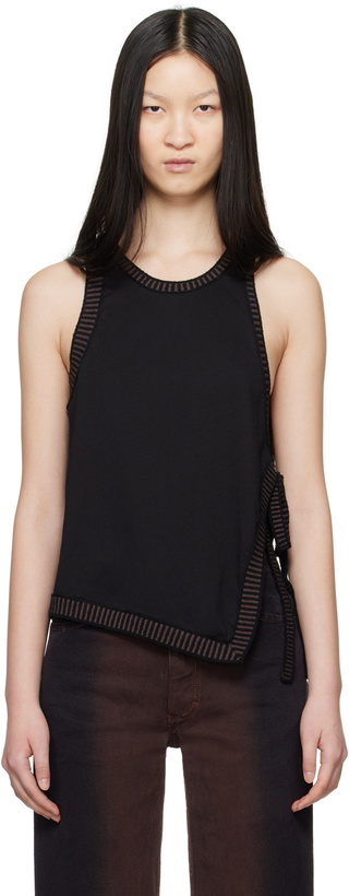 Photo: Eckhaus Latta Black Edge Tank Top