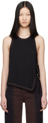 Eckhaus Latta Black Edge Tank Top