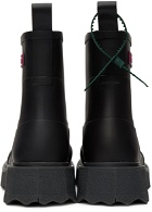 Off-White Black Logo Sponge Boots
