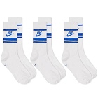 Nike Essential Stripe Sock - 3 Pack