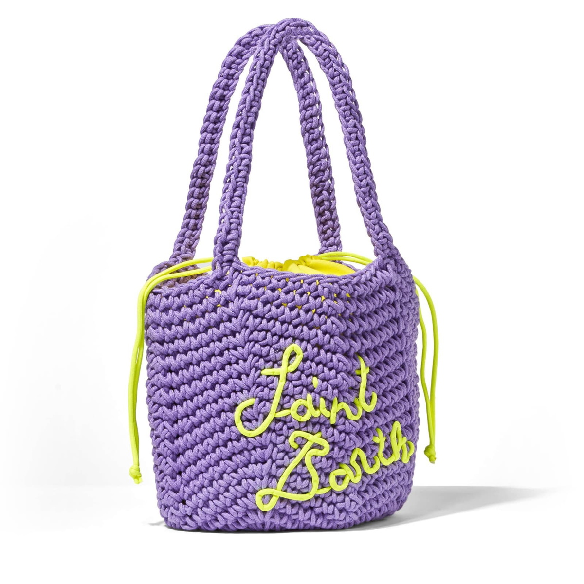 MC2 Saint Barth Rope Violet Crochet Shoulder Bag