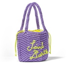 MC2 Saint Barth Rope Violet Crochet Shoulder Bag