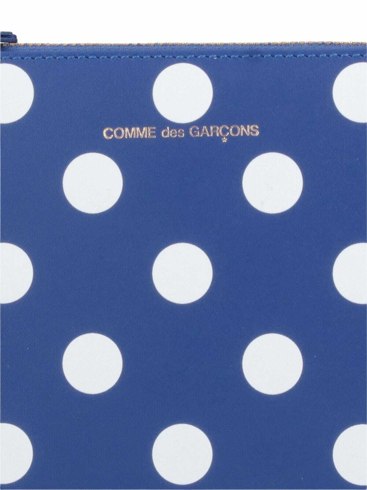 Comme des Garçons Wallet Polka Dot Zip Wallet