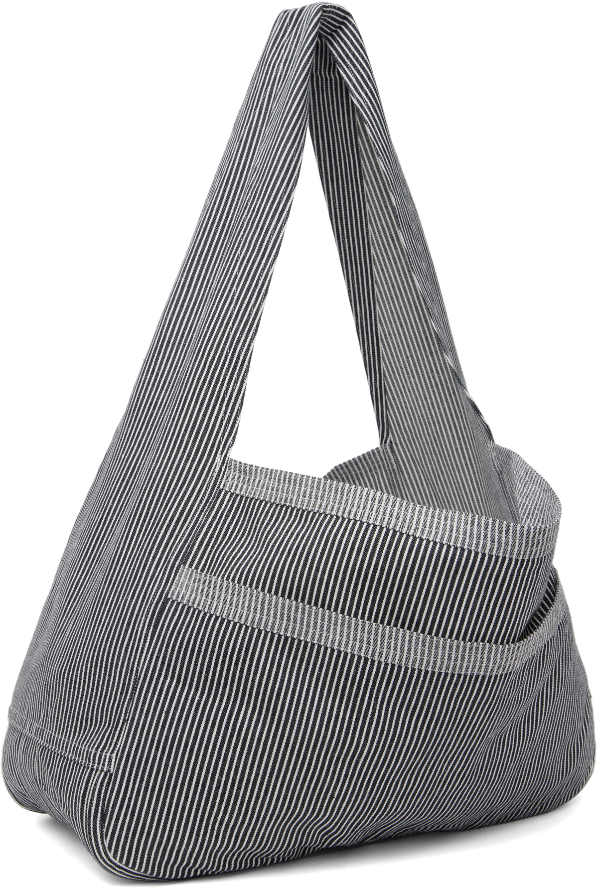 SC103 SSENSE Exclusive Blue & White Cocoon Sac Tote SC103