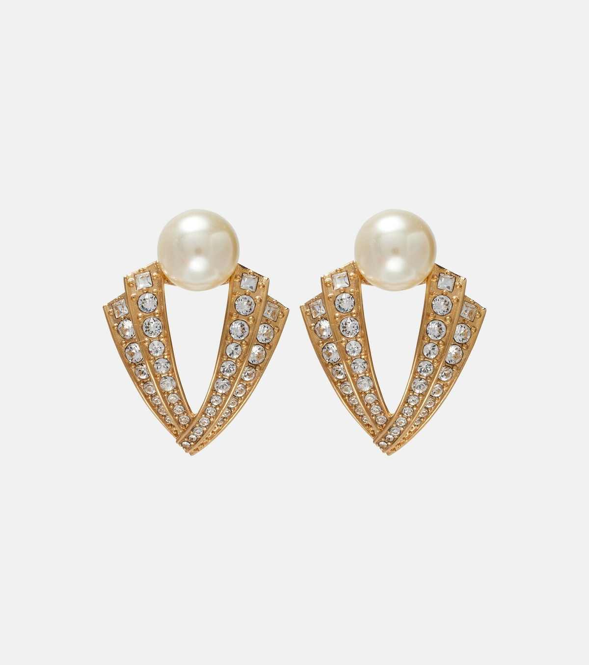 Valentino Je Les V embellished earrings