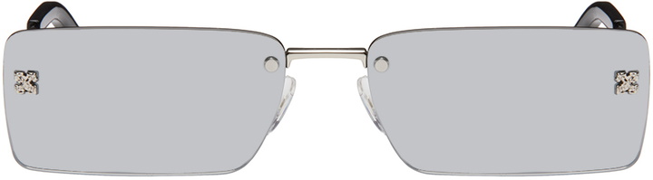 Photo: Off-White Silver Riccione Sunglasses