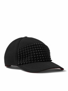 Christian Louboutin - Spiked Cotton-Canvas Hat - Black