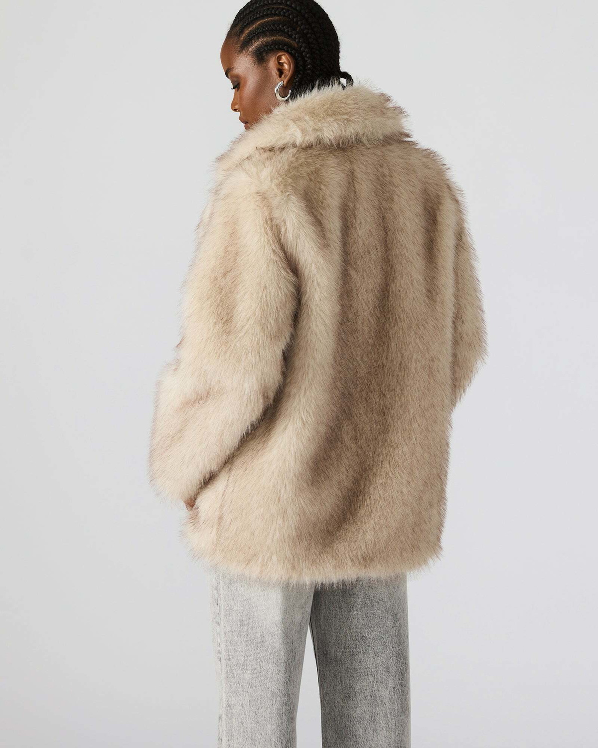 Steve Madden Kindra Coat in Natural