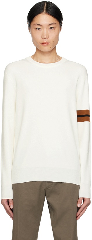 Photo: ZEGNA Off-White Striped Sweater