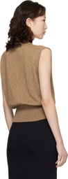 Cordera Khaki Flecked Cotton Waistcoat