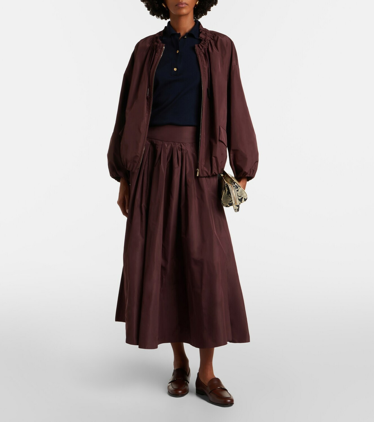 'S Max Mara Taffeta bomber jacket