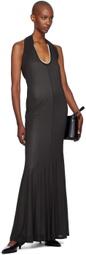 Helmut Lang Black Dancer Maxi Dress