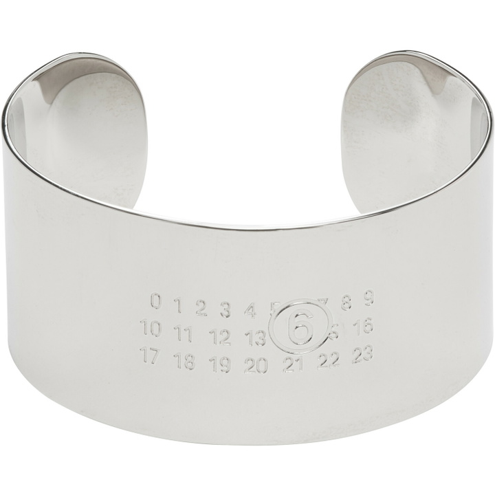 Photo: MM6 Maison Margiela Logo Cuff Bracelet