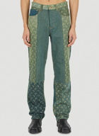 Pertrichor Moon Jeans in Green