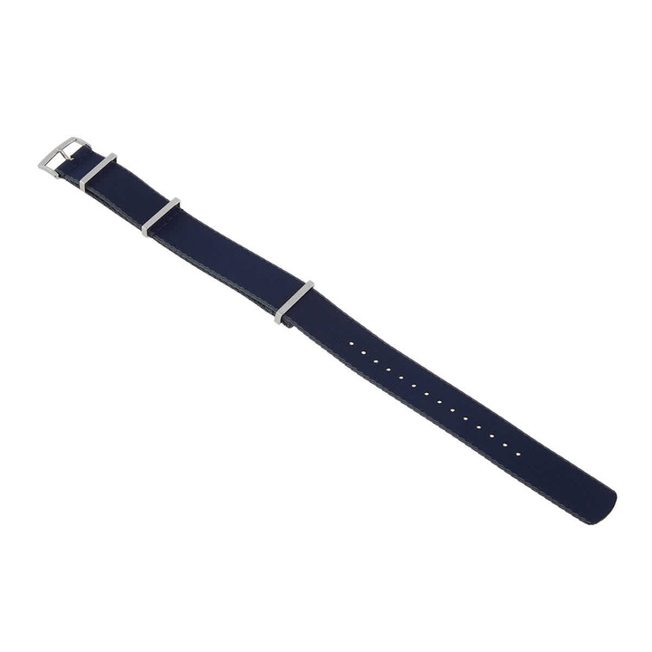 Photo: Omega 22 mm Blue/Grey Nato Watch Band O031CWZ007889