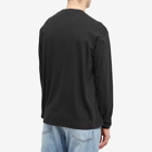 Auralee Men's Long Sleeve Seamless T-Shirt in Black